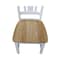 International Concepts San Remo Splatback Chair, Set of 2, White/Natural C02-10P - alternate 9